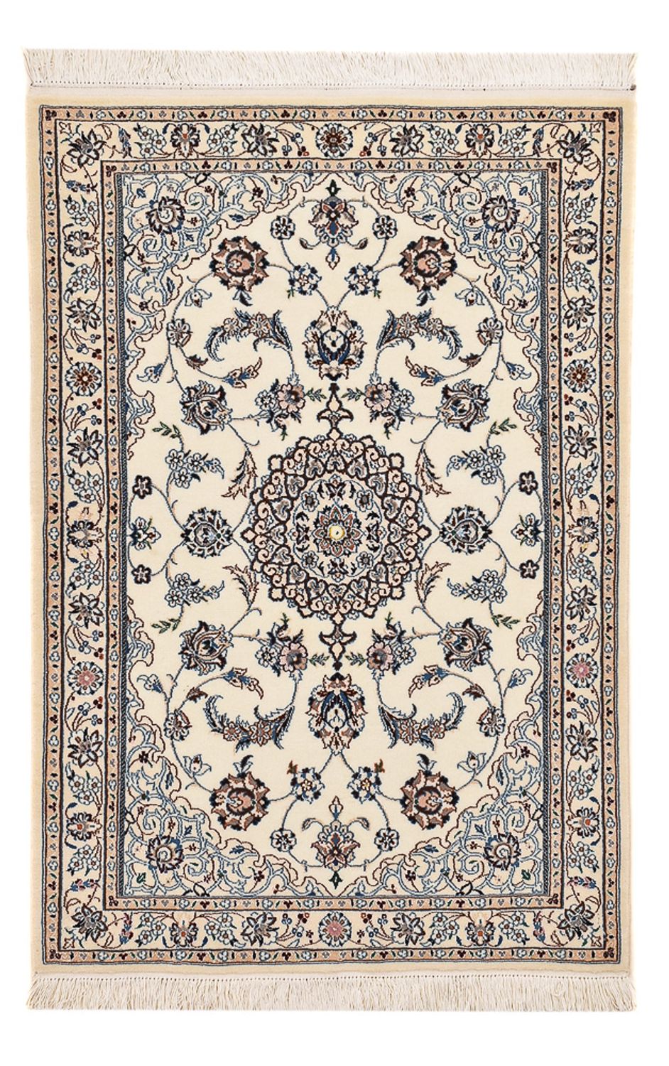 Perser Rug - Nain - Royal - 108 x 72 cm - light grey