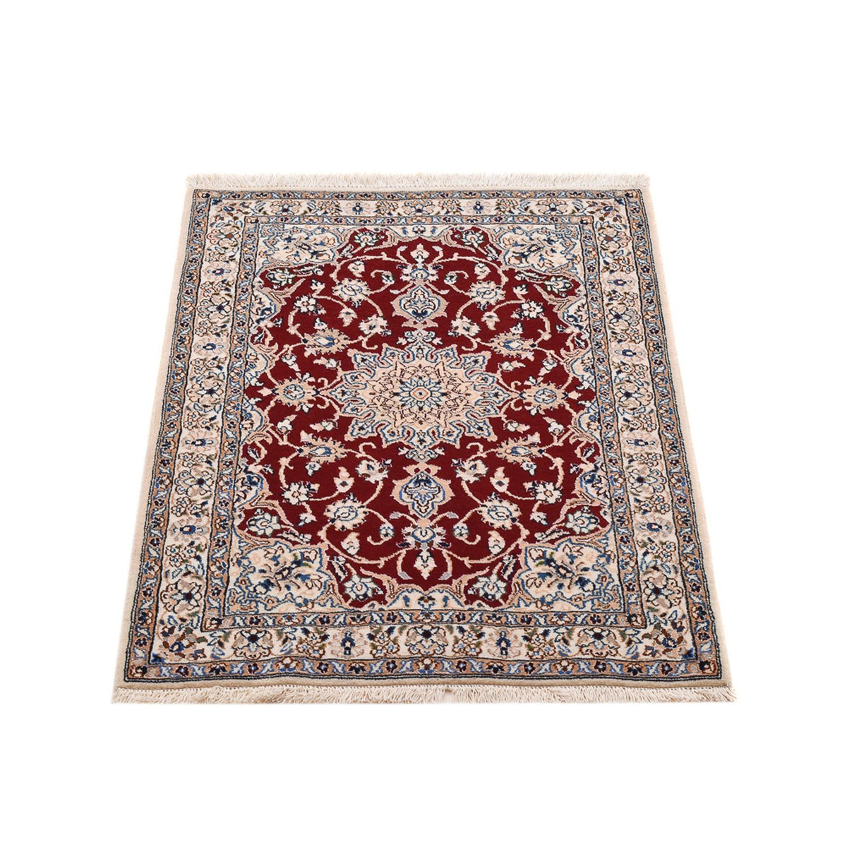Perser Rug - Nain - Royal - 94 x 63 cm - dark red