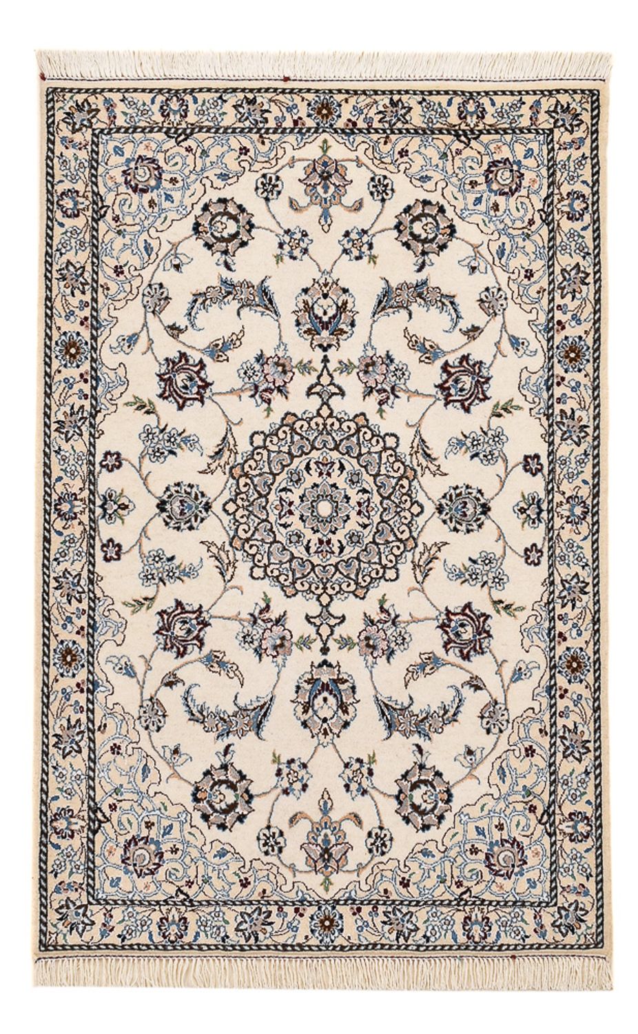 Perser Rug - Nain - Royal - 108 x 71 cm - light grey