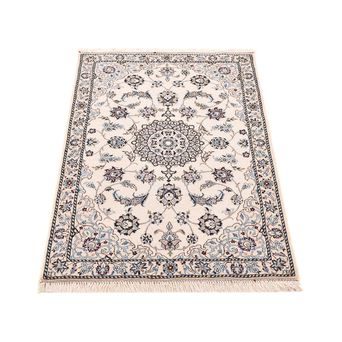 Perser Rug - Nain - Royal - 108 x 71 cm - light grey