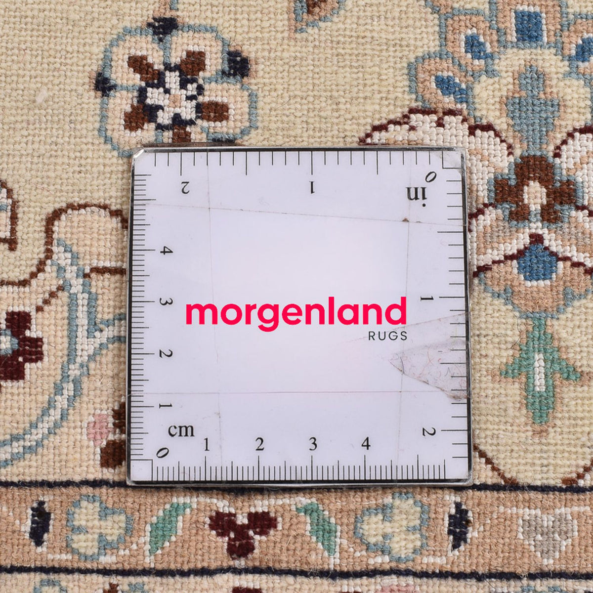 Perser Rug - Nain - Royal - 113 x 74 cm - light grey