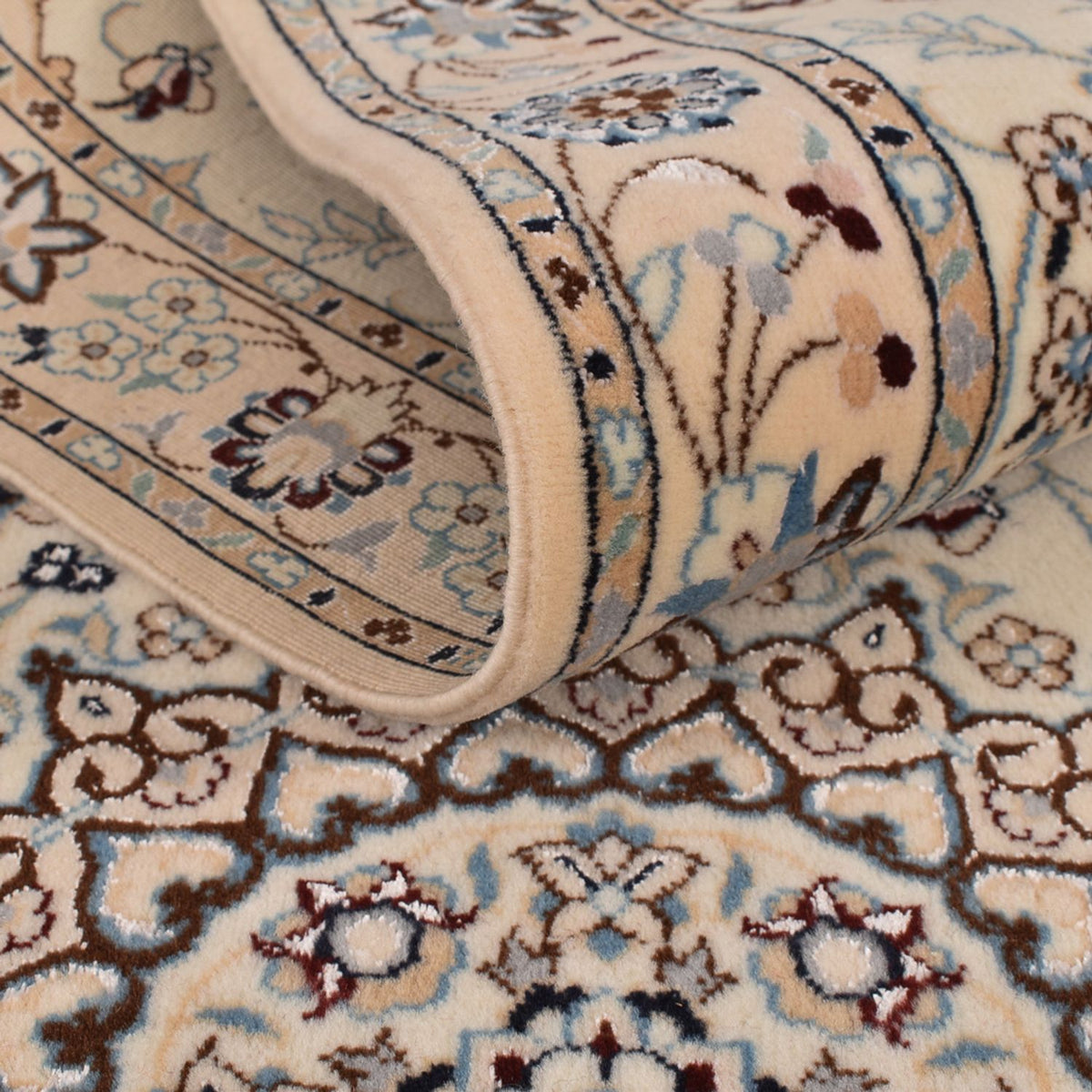 Runner Perser Rug - Nain - Premium - 403 x 87 cm - beige