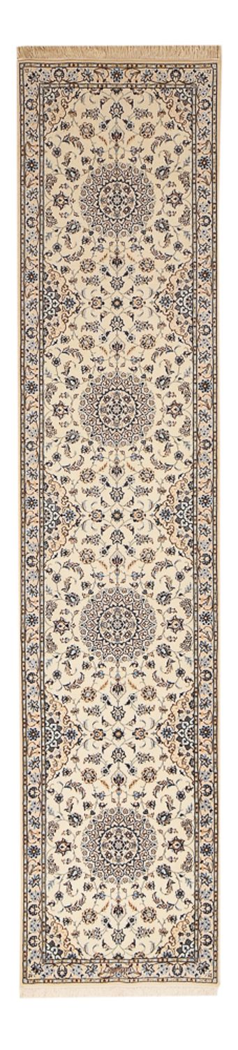 Runner Perser Rug - Nain - Premium - 397 x 87 cm - beige