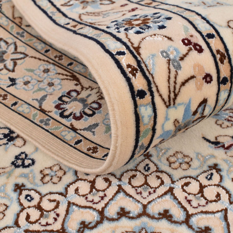 Runner Perser Rug - Nain - Premium - 397 x 87 cm - beige