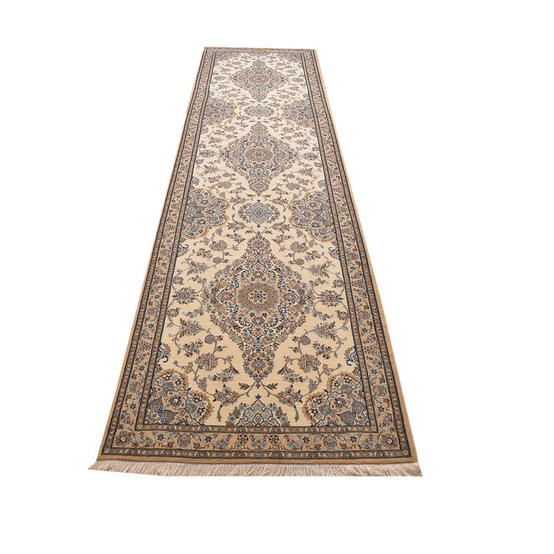 Runner Perser Rug - Nain - Premium - 400 x 100 cm - beige