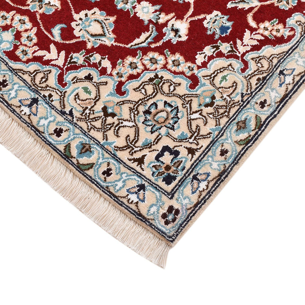 Perser Rug - Nain - Royal - 130 x 88 cm - red