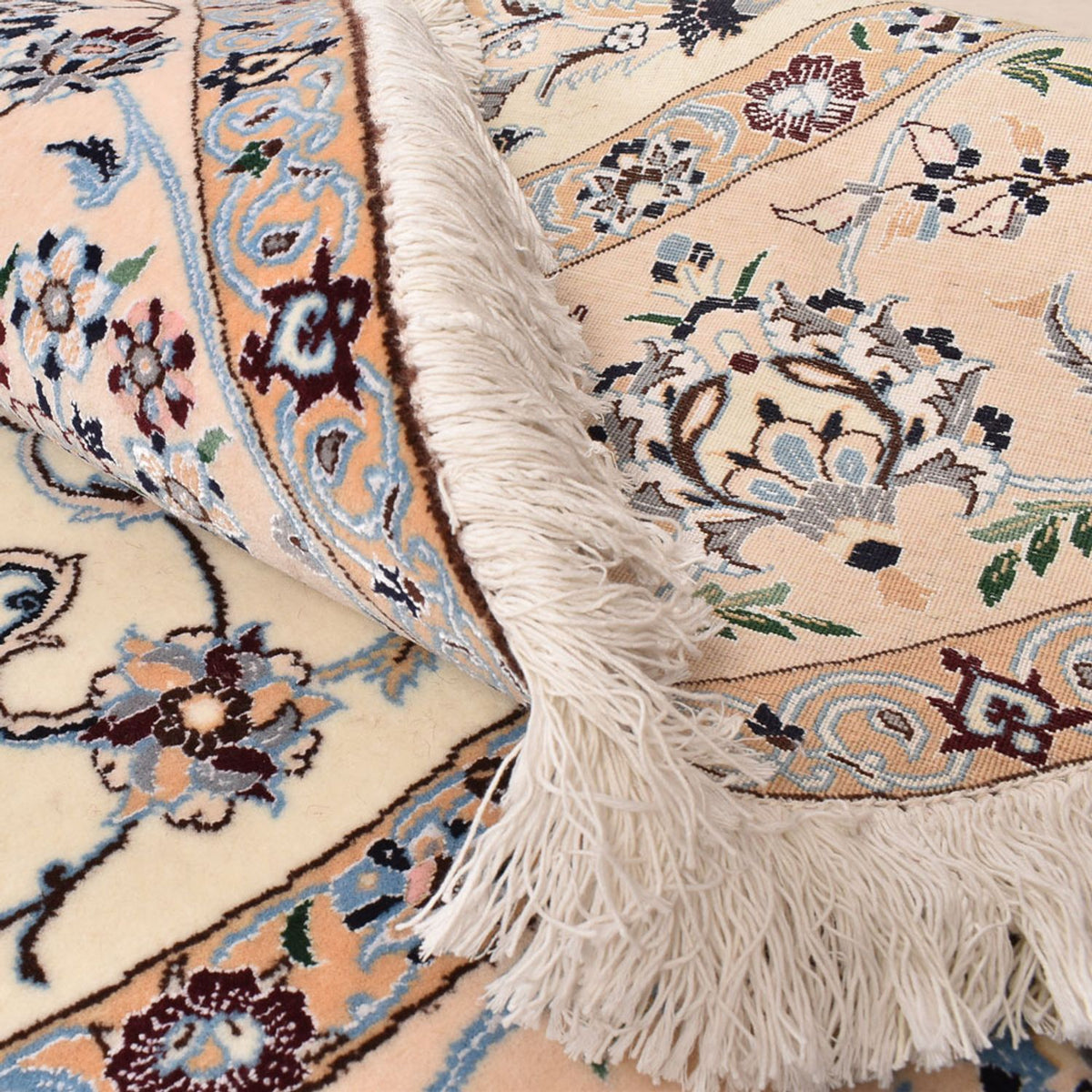 Perser Rug - Nain - Premium round  - 252 x 252 cm - cream