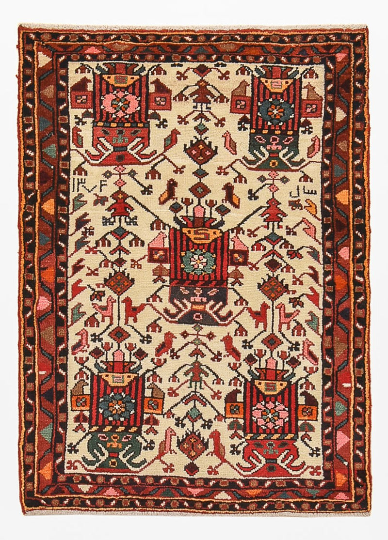 Perser Rug - Nomadic - 123 x 88 cm - multicolored
