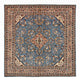 Perserteppich - Nomadic quadratisch  - 211 x 206 cm - blau