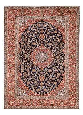Perser Rug - Keshan - 398 x 295 cm - dark blue