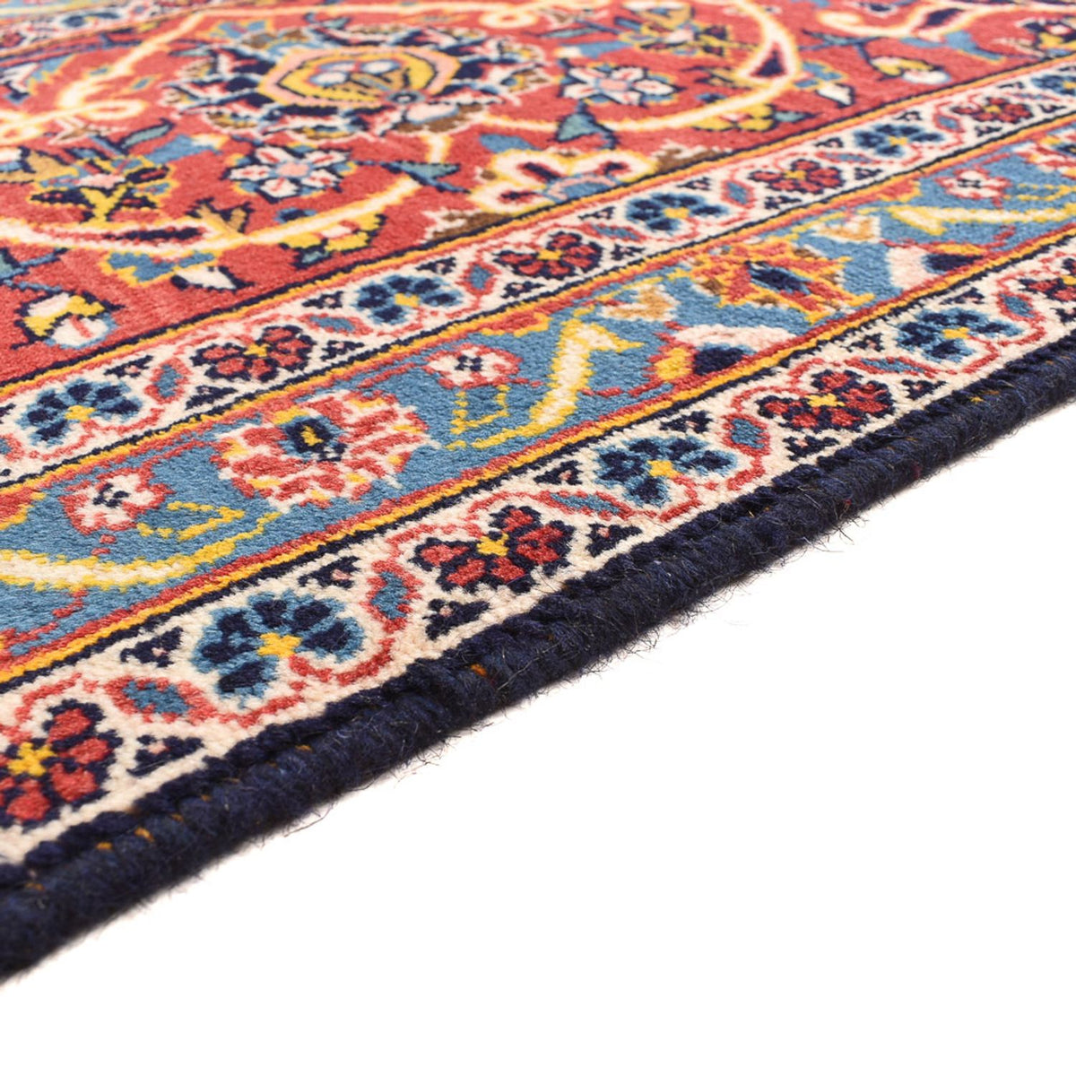 Perser Rug - Keshan - 398 x 295 cm - dark blue
