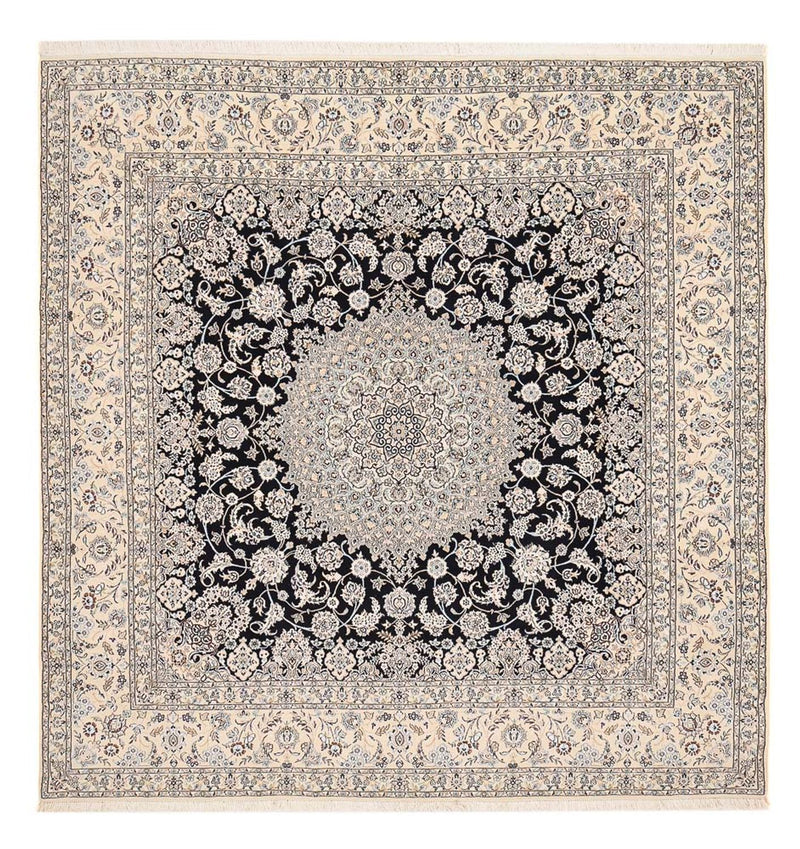 Perser Rug - Nain - Royal square  - 310 x 305 cm - dark blue
