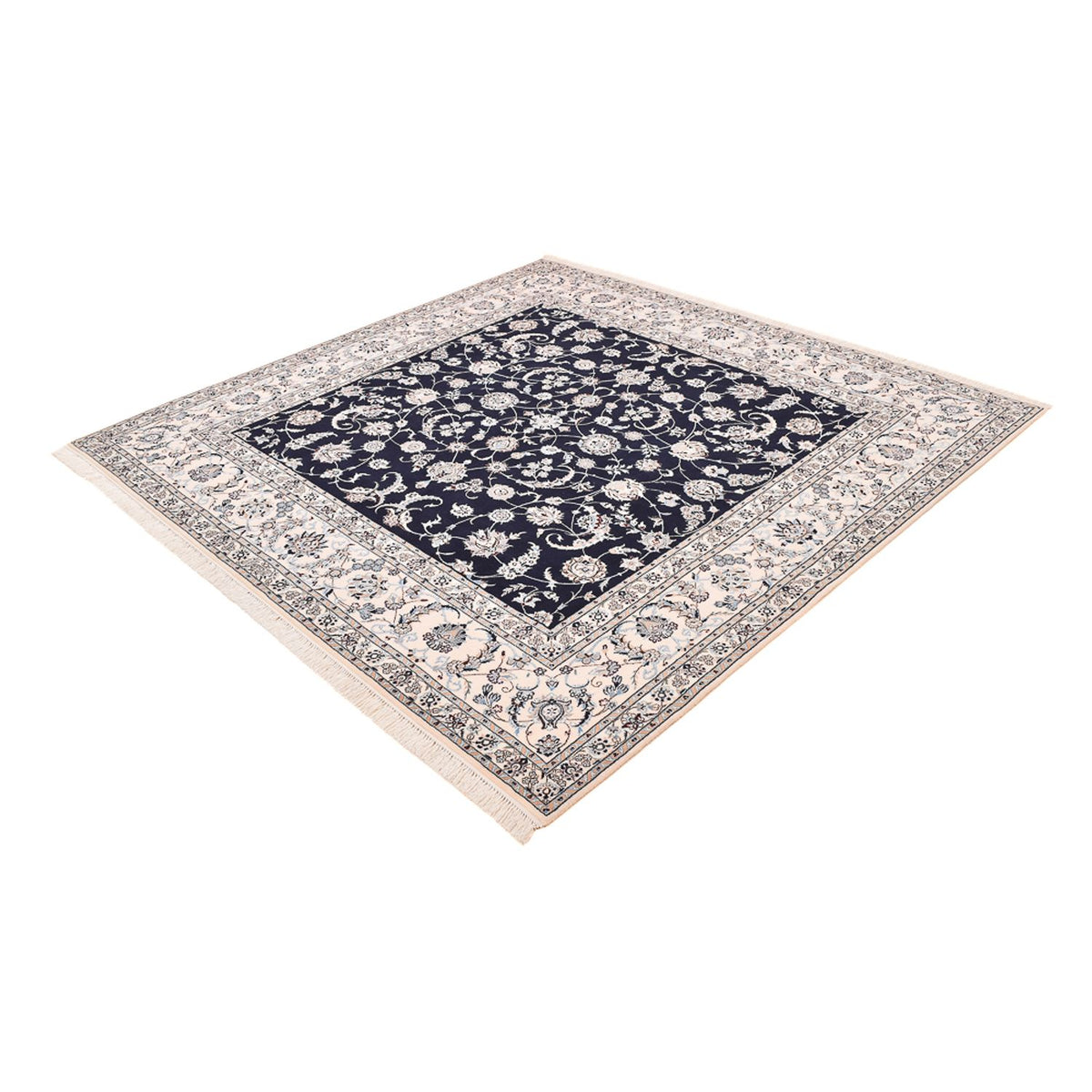 Perser Rug - Nain - Premium square  - 246 x 250 cm - dark blue