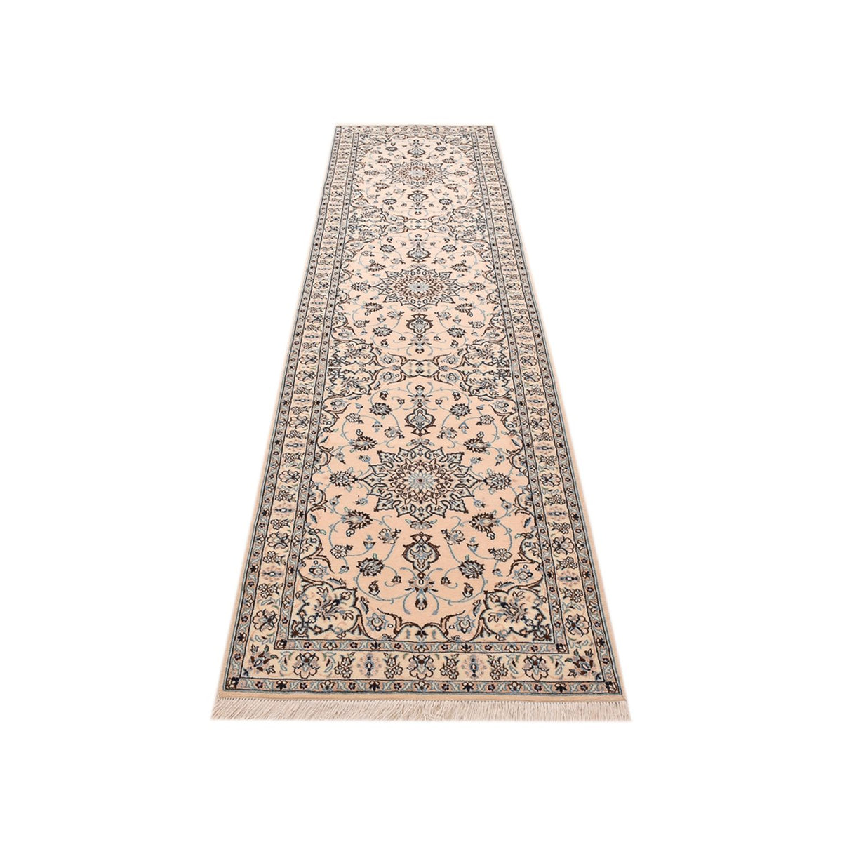 Runner Perser Rug - Nain - Royal - 348 x 89 cm - white