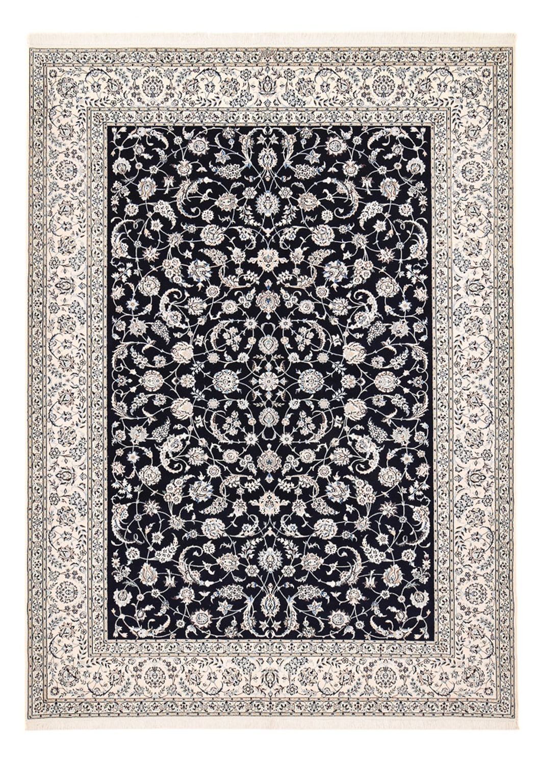Perser Rug - Nain - Premium - 361 x 261 cm - dark blue