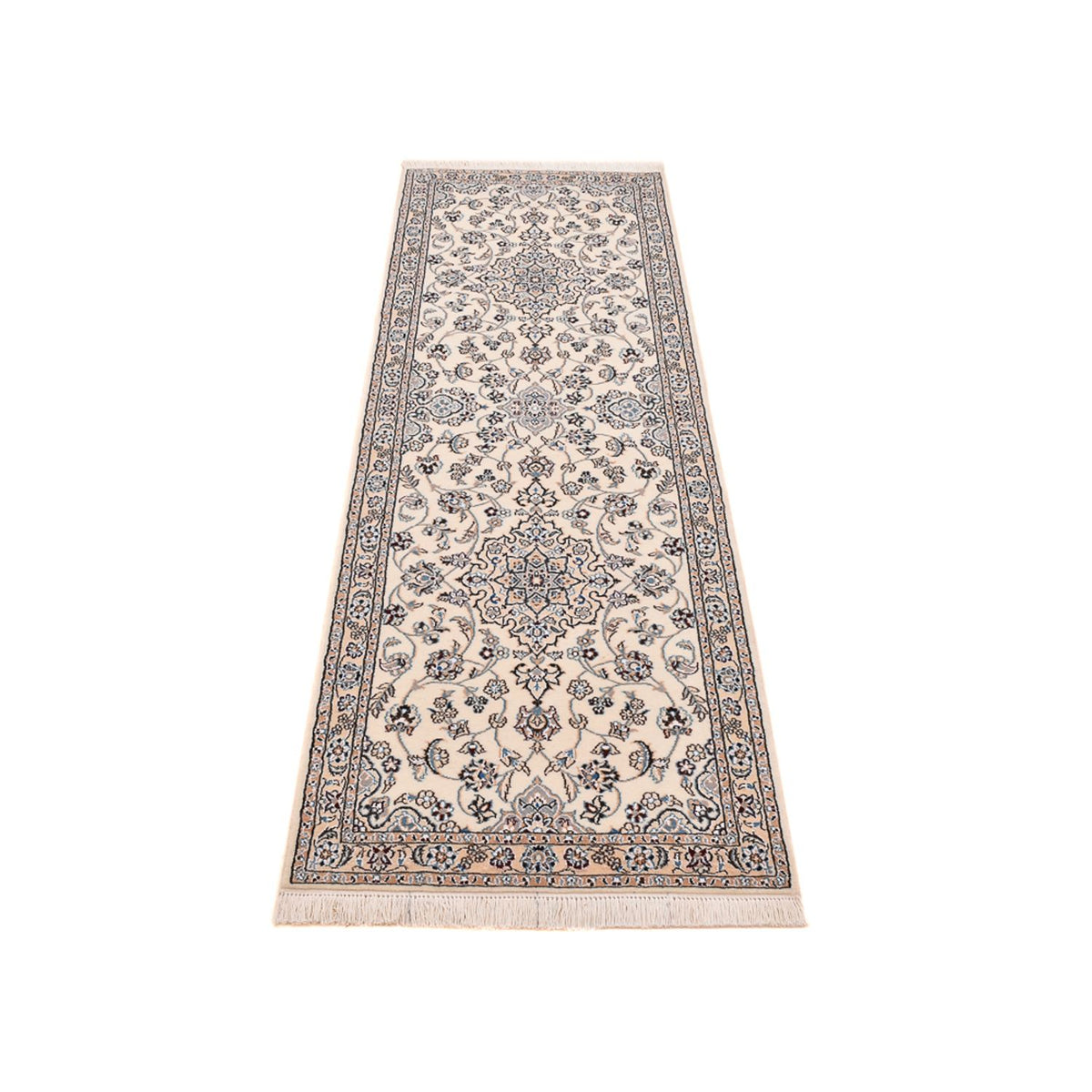 Runner Perser Rug - Nain - Royal - 225 x 70 cm - white