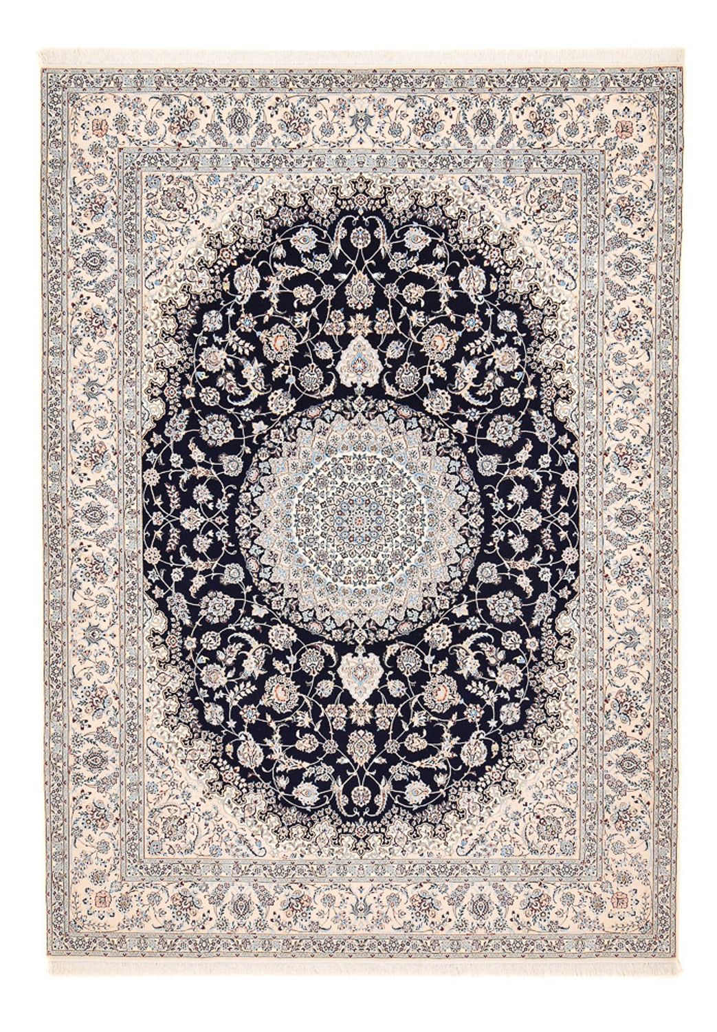 Perser Rug - Nain - Premium - 358 x 259 cm - dark blue