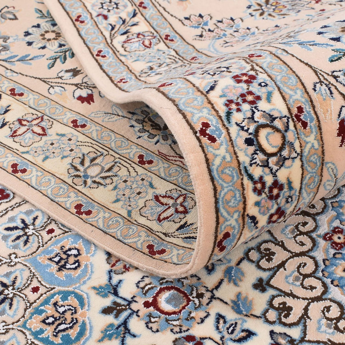 Perser Rug - Nain - Premium - 358 x 259 cm - dark blue