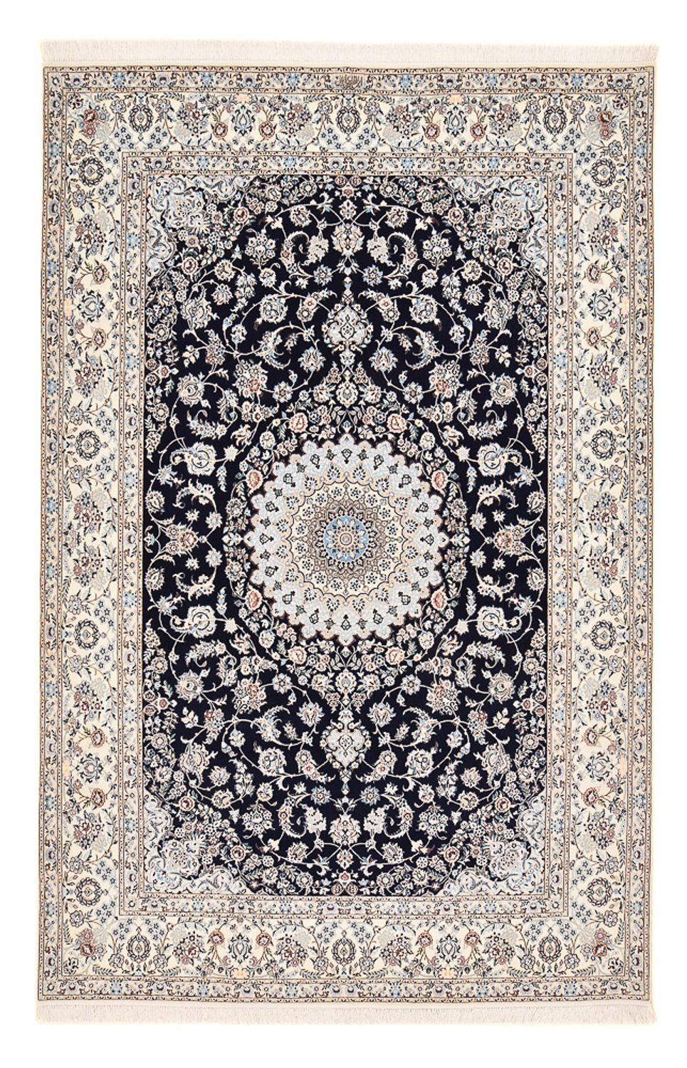 Perser Rug - Nain - Premium - 313 x 213 cm - dark blue