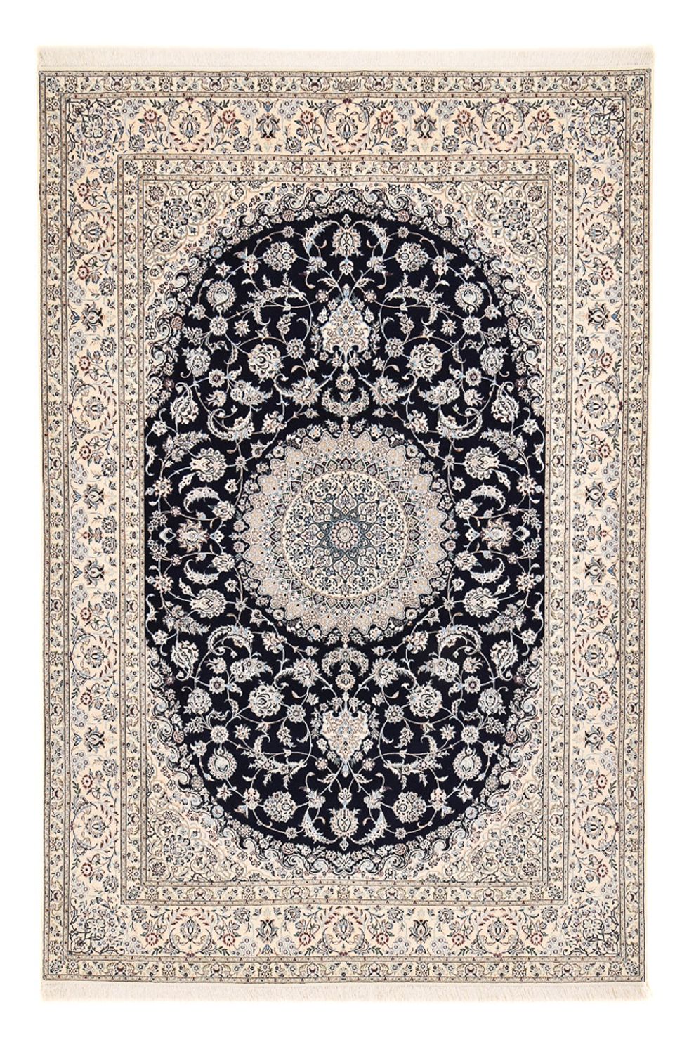 Perser Rug - Nain - Premium - 317 x 212 cm - dark blue