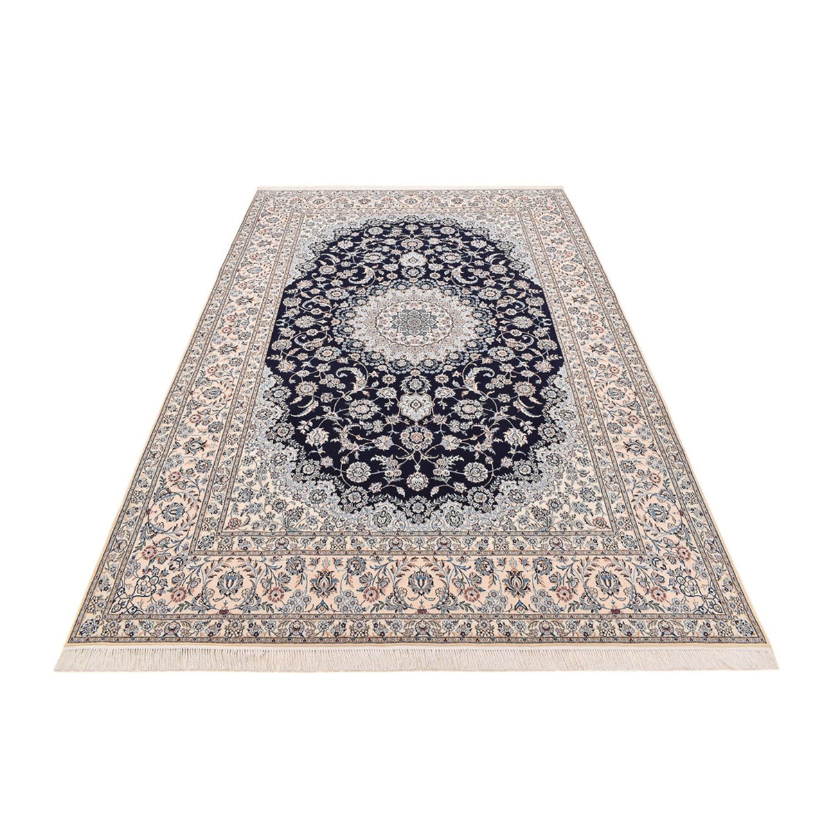 Perser Rug - Nain - Premium - 306 x 210 cm - dark blue