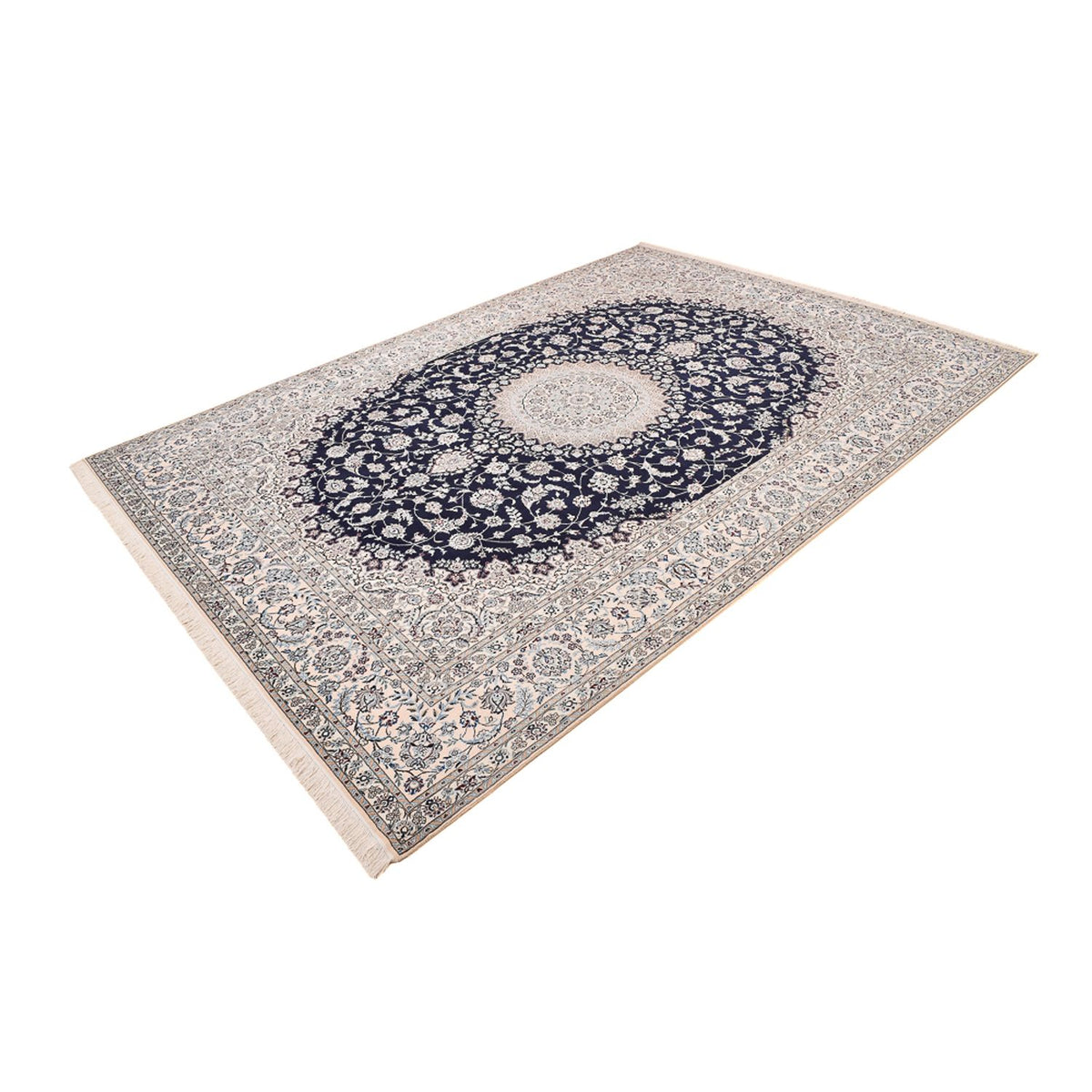 Perser Rug - Nain - Premium - 362 x 255 cm - dark blue