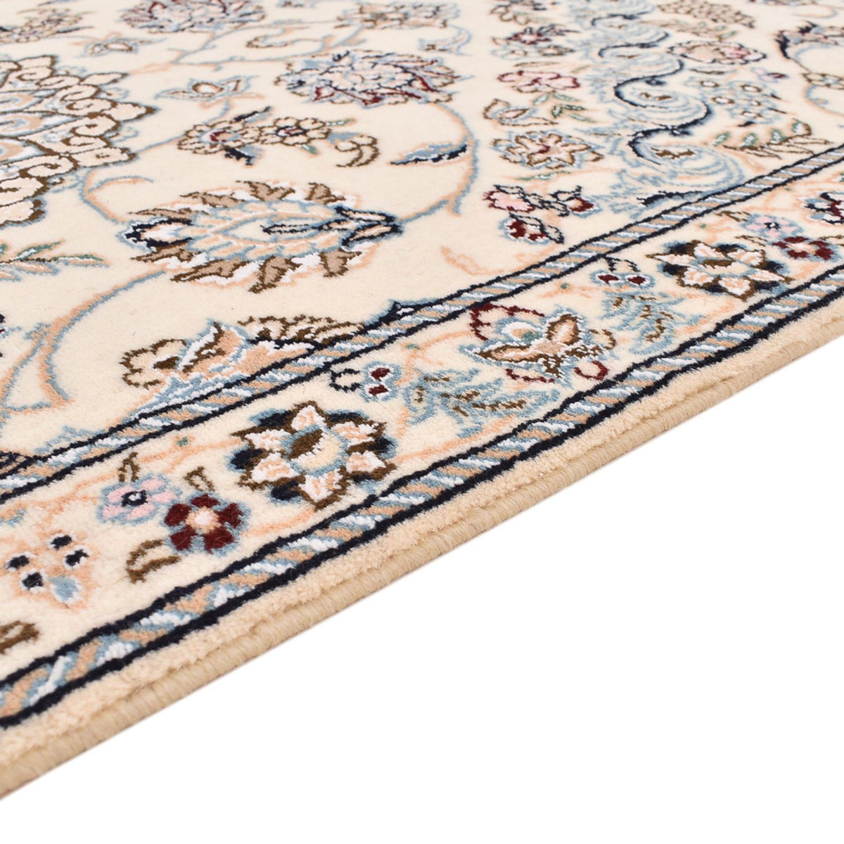 Runner Perser Rug - Nain - Royal - 330 x 90 cm - white