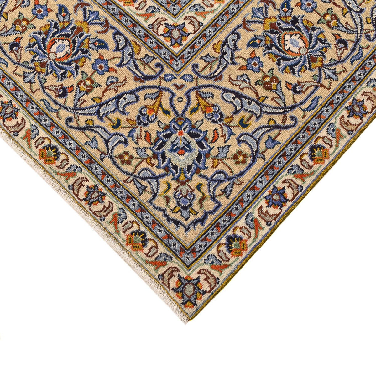 Perser Rug - Keshan - 355 x 256 cm - light beige