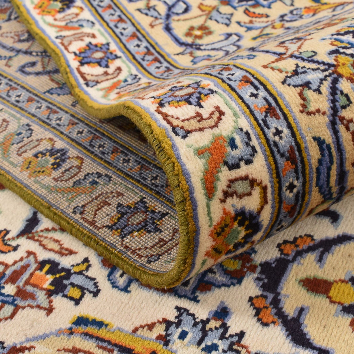 Perser Rug - Keshan - 355 x 256 cm - light beige