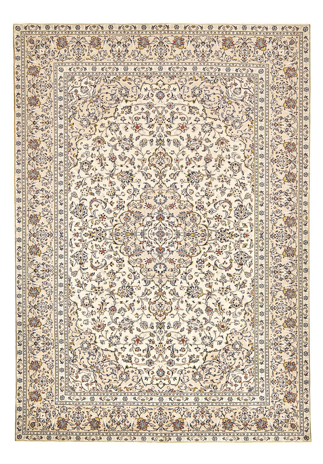 Perser Rug - Keshan - 352 x 237 cm - light beige