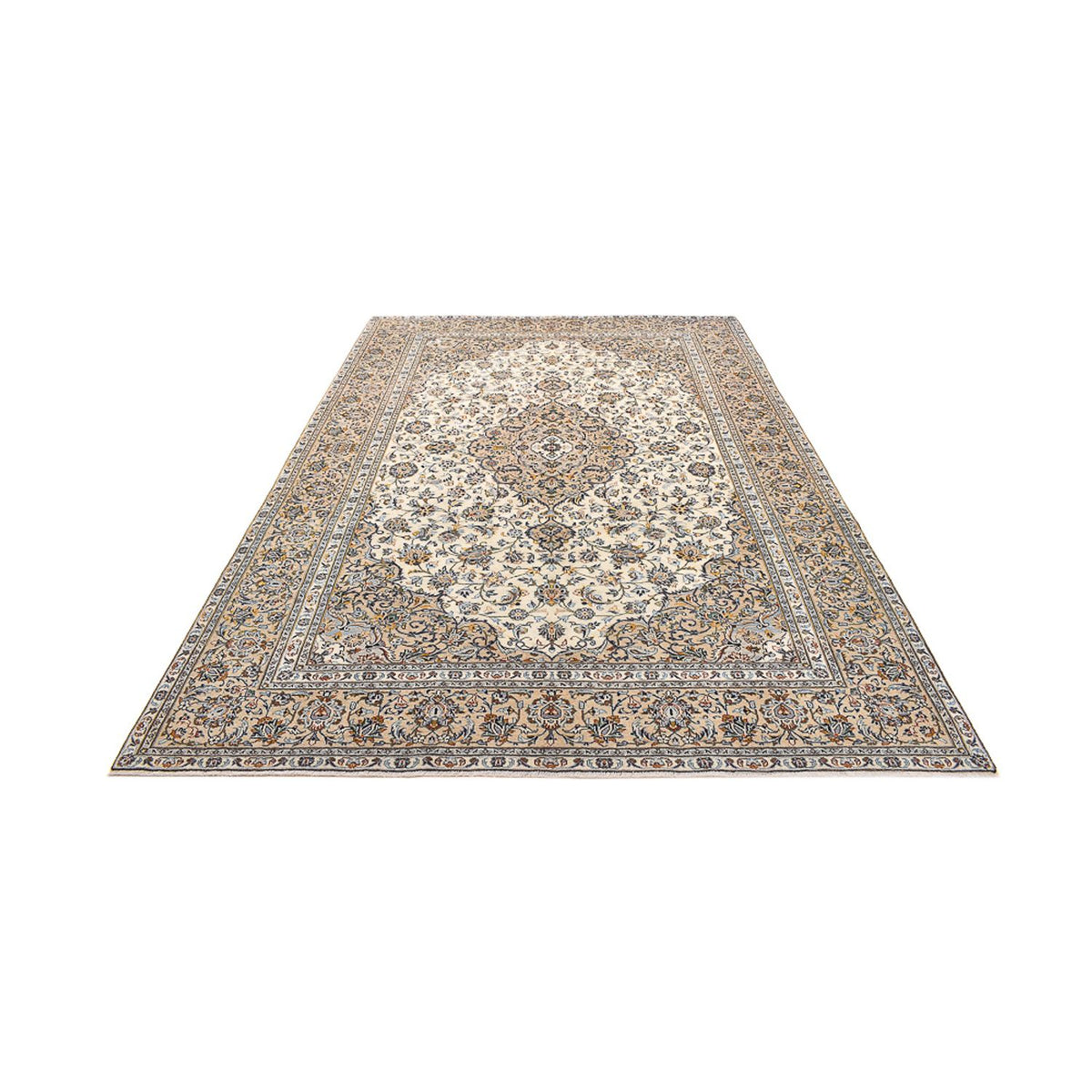 Perser Rug - Keshan - 343 x 238 cm - light beige