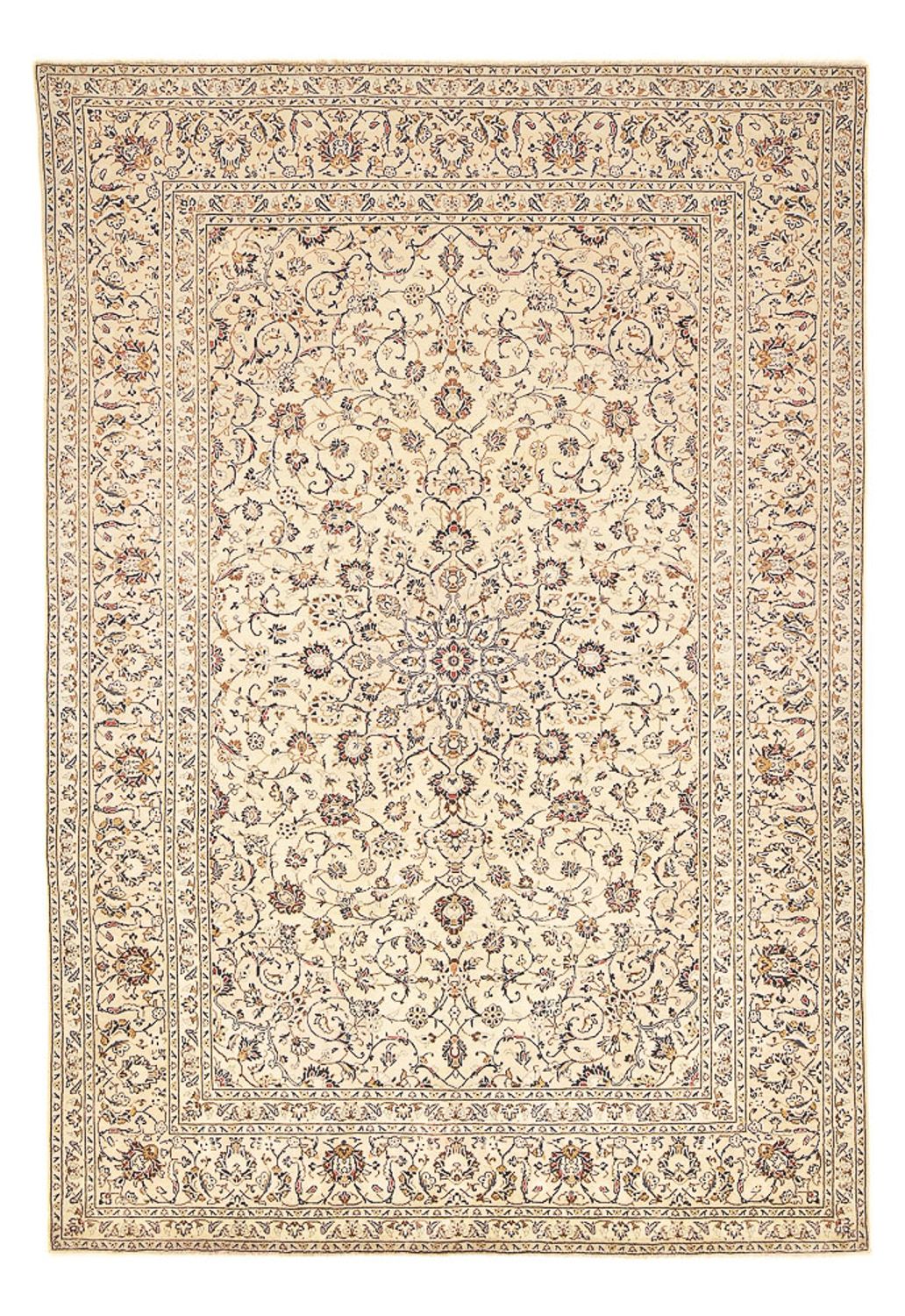 Perser Rug - Keshan - 359 x 243 cm - light beige