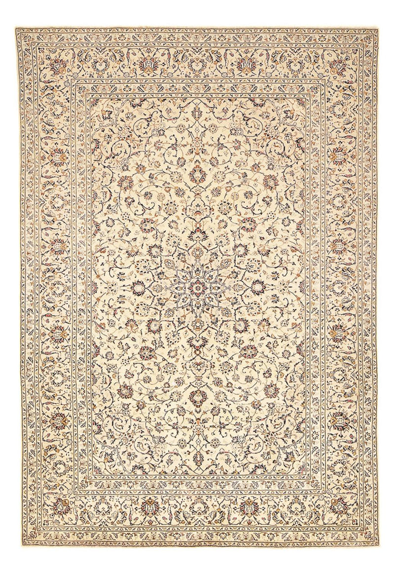 Perser Rug - Keshan - 359 x 243 cm - light beige