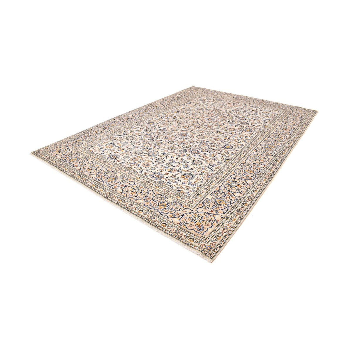 Perser Rug - Keshan - 380 x 271 cm - light beige