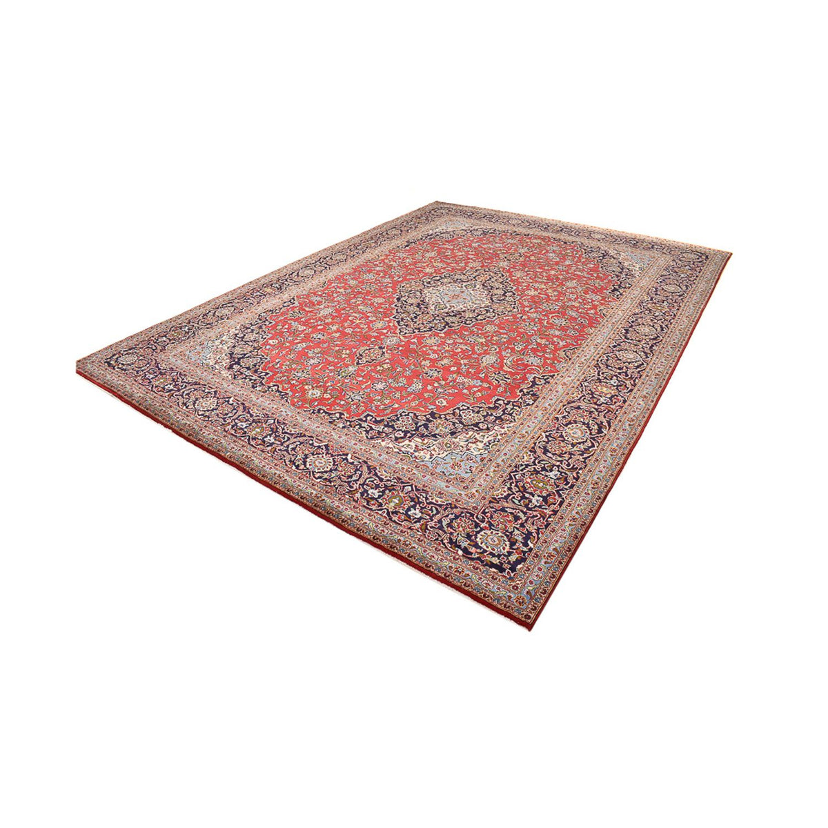 Perser Rug - Keshan - 426 x 311 cm - red