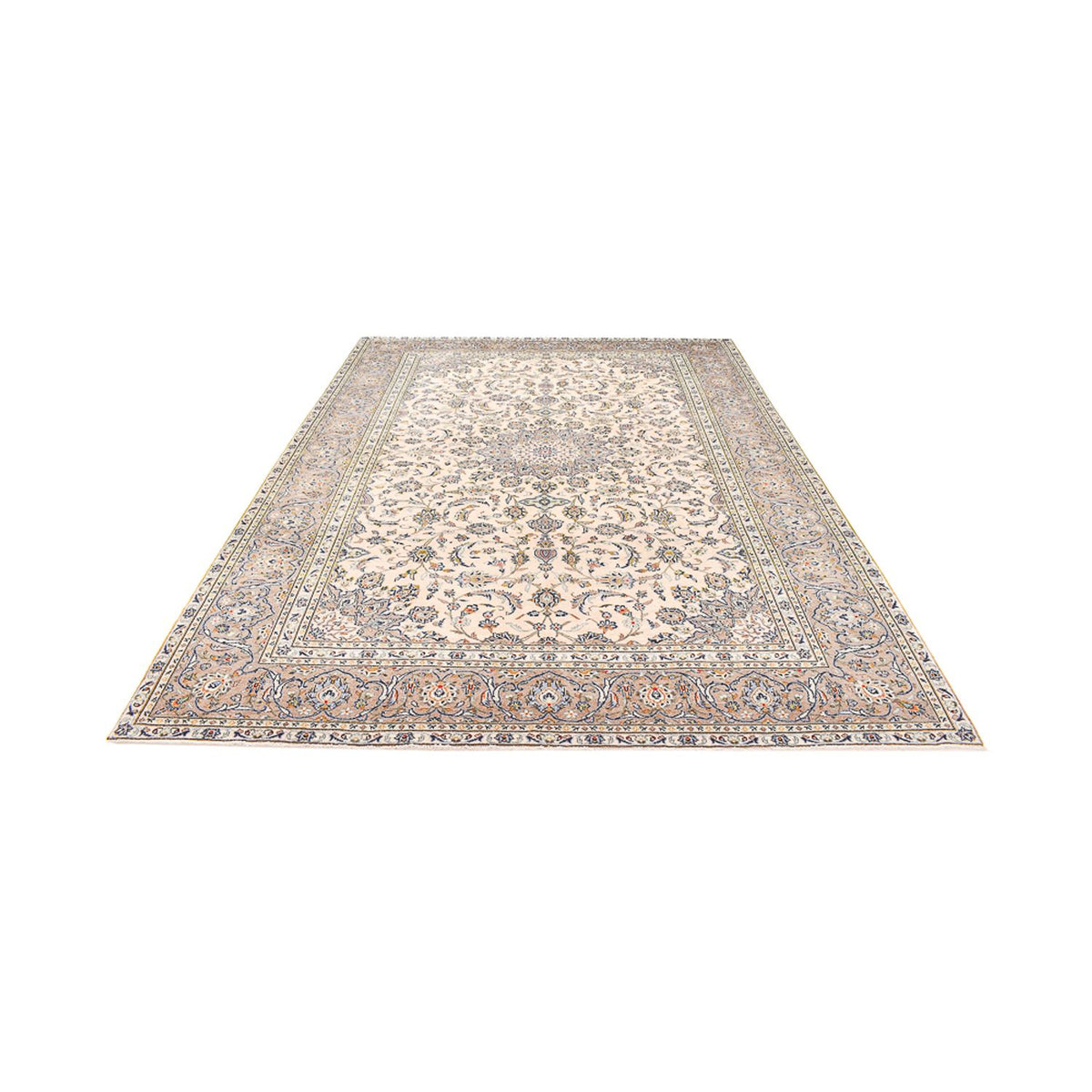 Perser Rug - Keshan - 345 x 250 cm - light beige