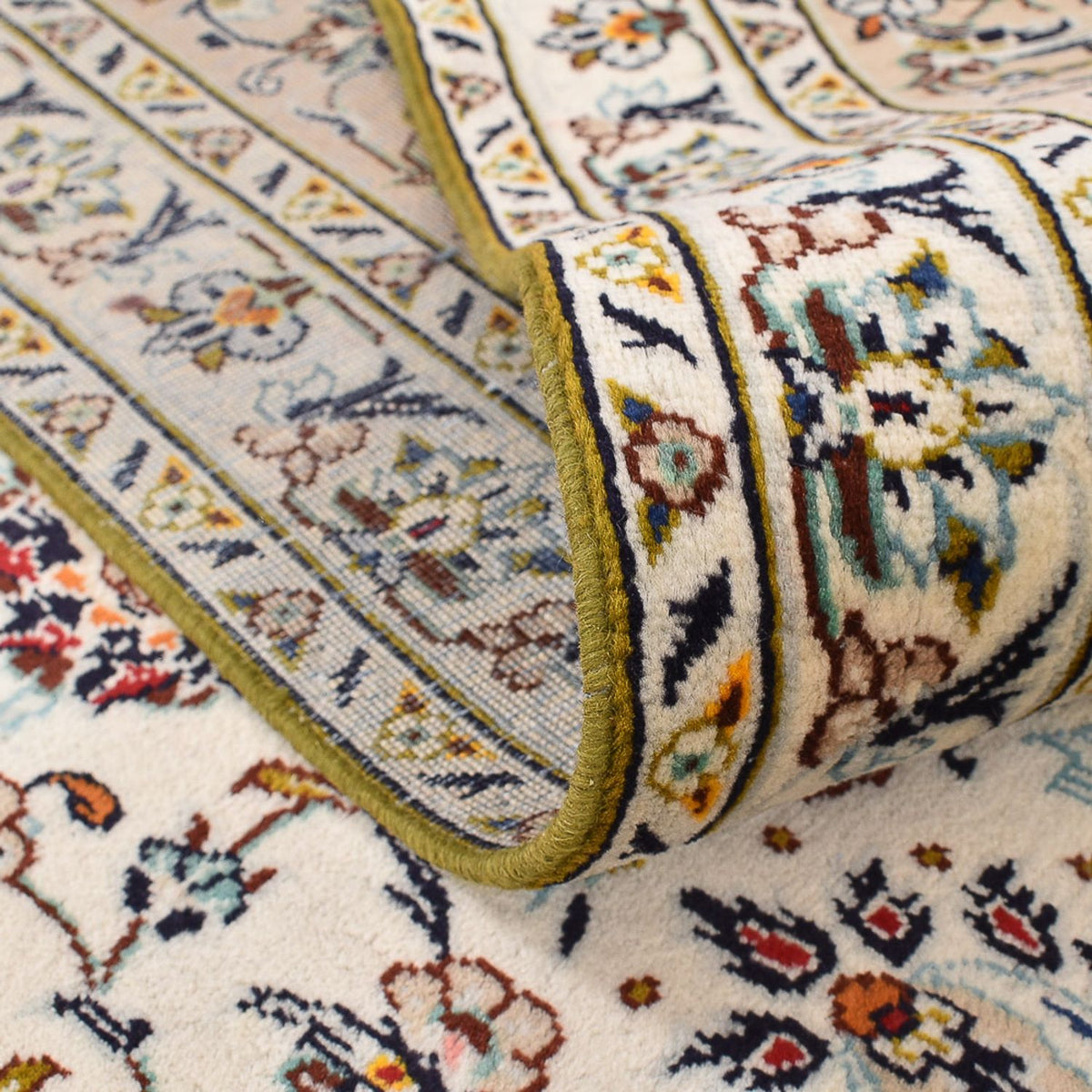 Perser Rug - Keshan - 397 x 293 cm - light beige