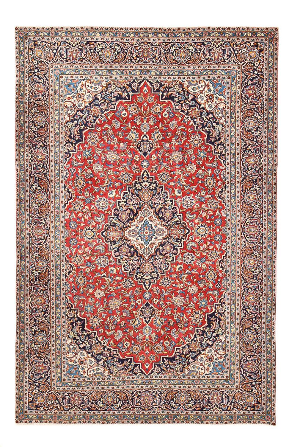 Perser Rug - Keshan - 394 x 249 cm - red