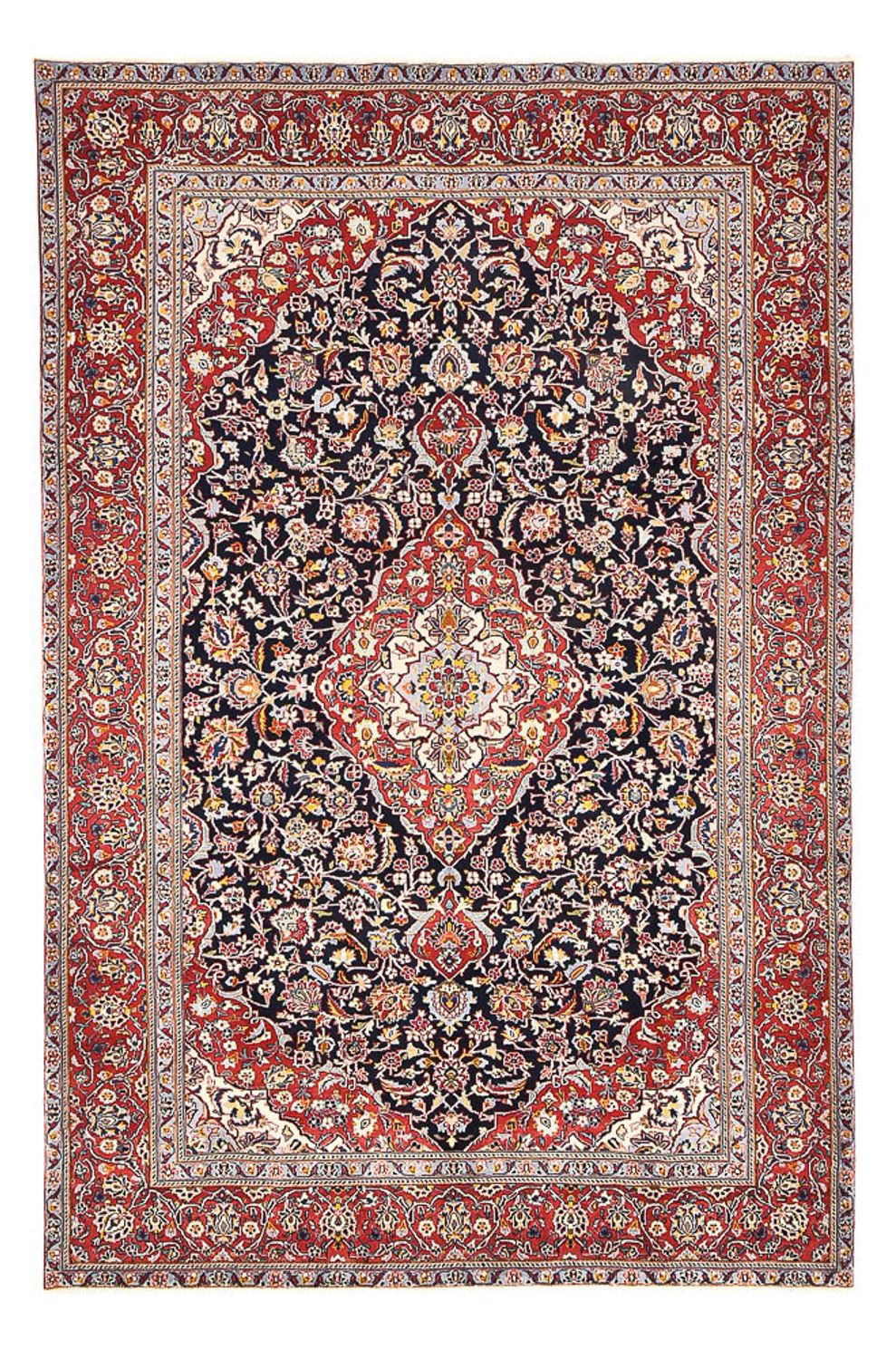 Perser Rug - Keshan - 330 x 217 cm - dark blue