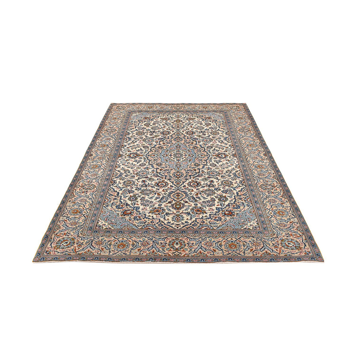 Perser Rug - Keshan - 288 x 198 cm - light beige