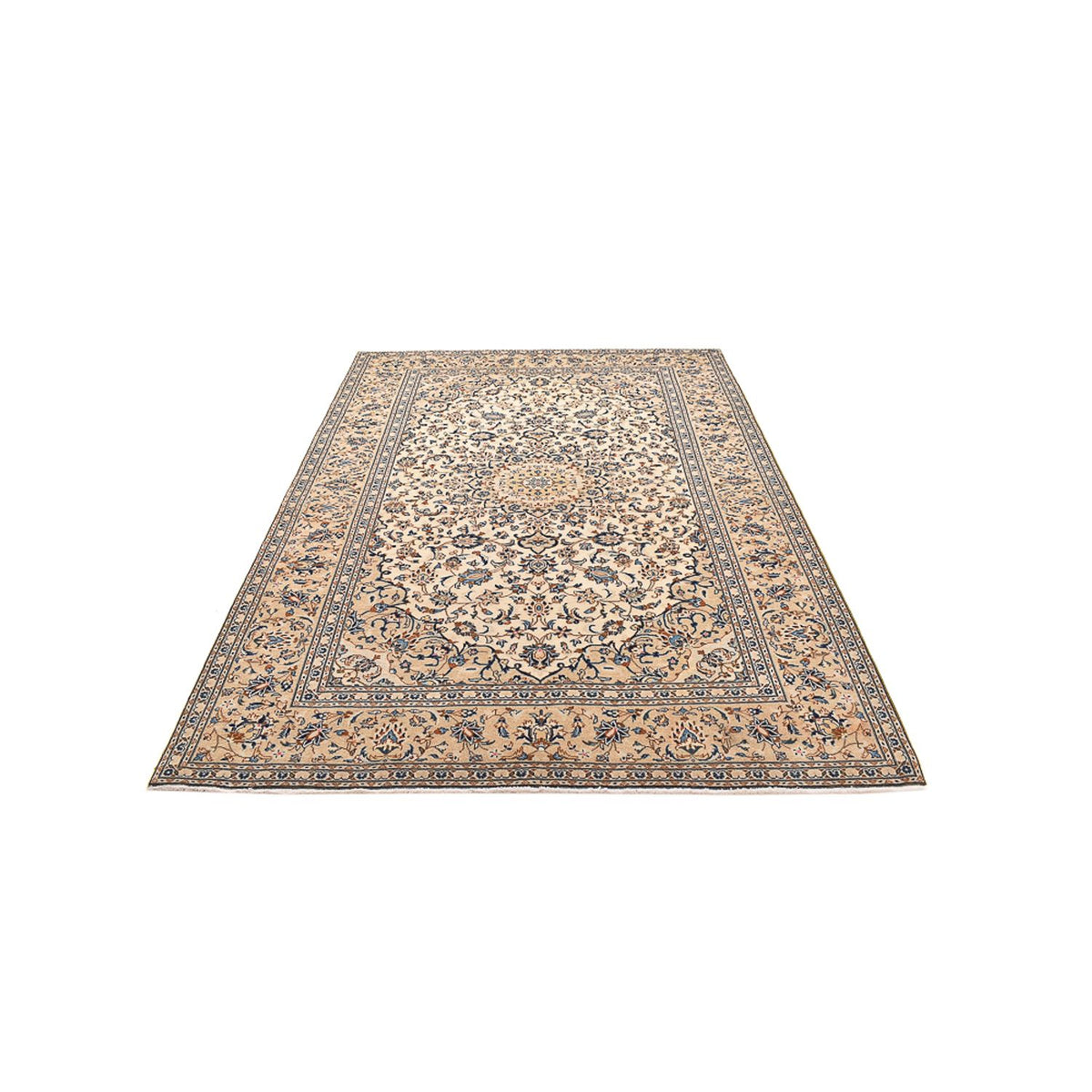 Perser Rug - Keshan - 293 x 201 cm - light beige