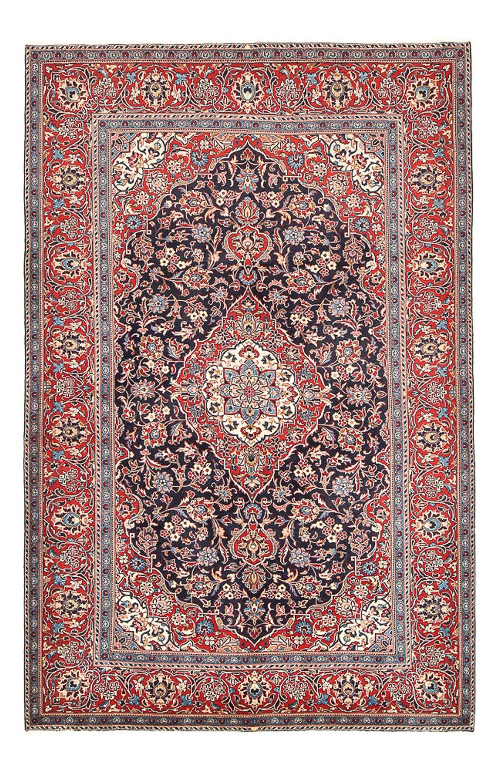 Perser Rug - Keshan - 300 x 195 cm - light red