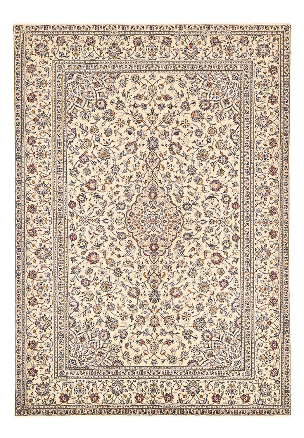 Perser Rug - Keshan - 295 x 196 cm - light beige