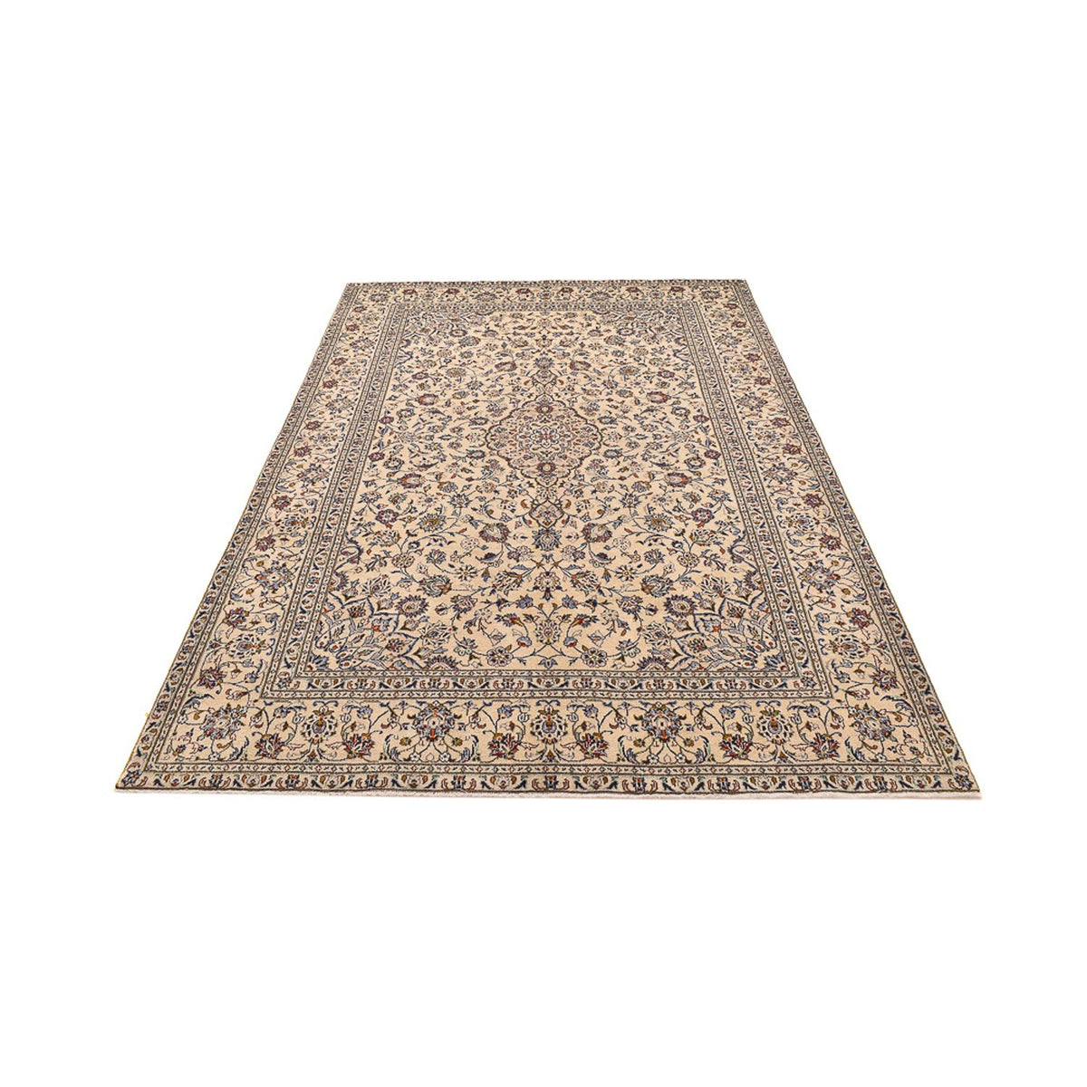 Perser Rug - Keshan - 295 x 196 cm - light beige