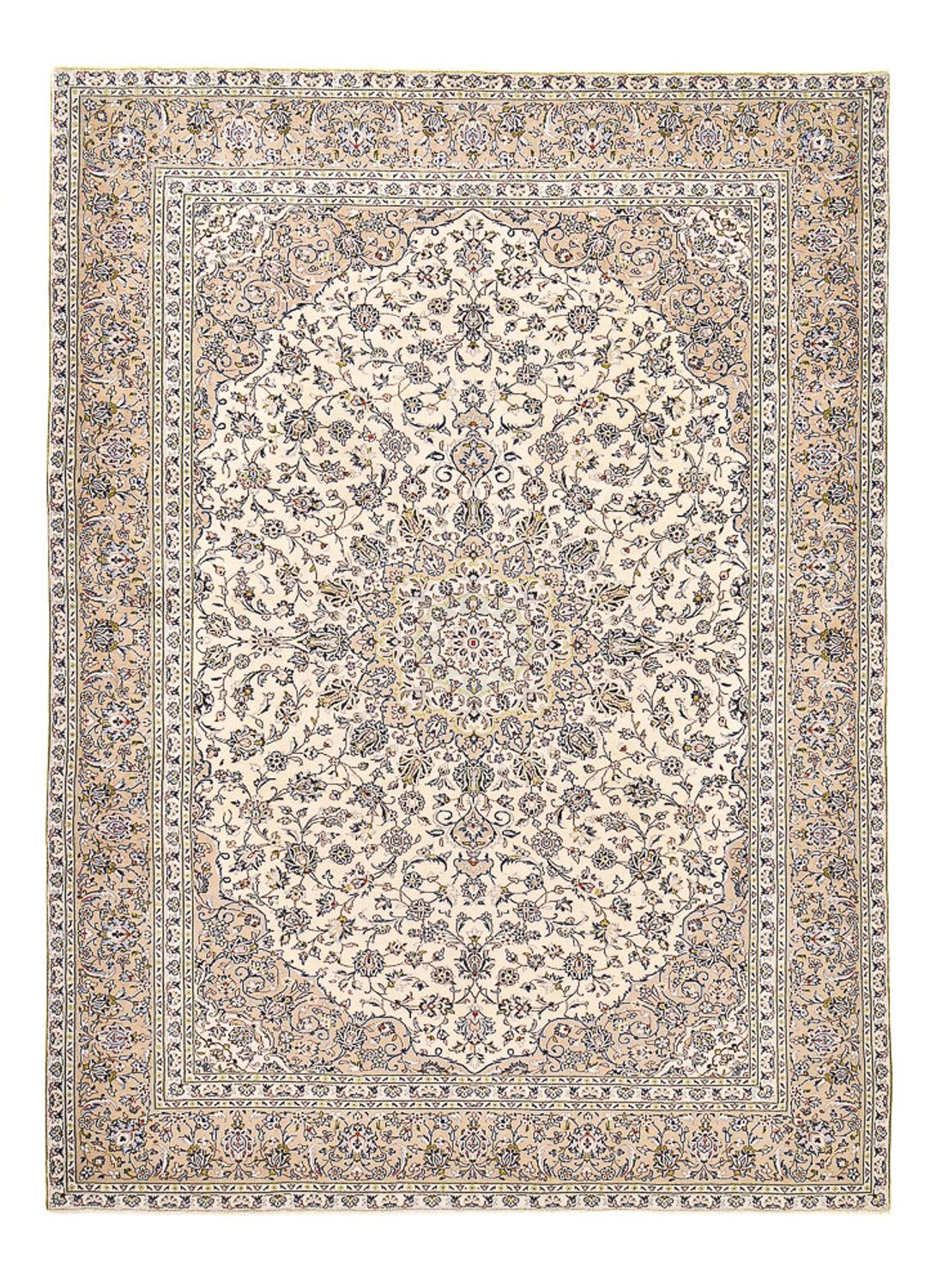 Perser Rug - Keshan - 403 x 282 cm - light beige