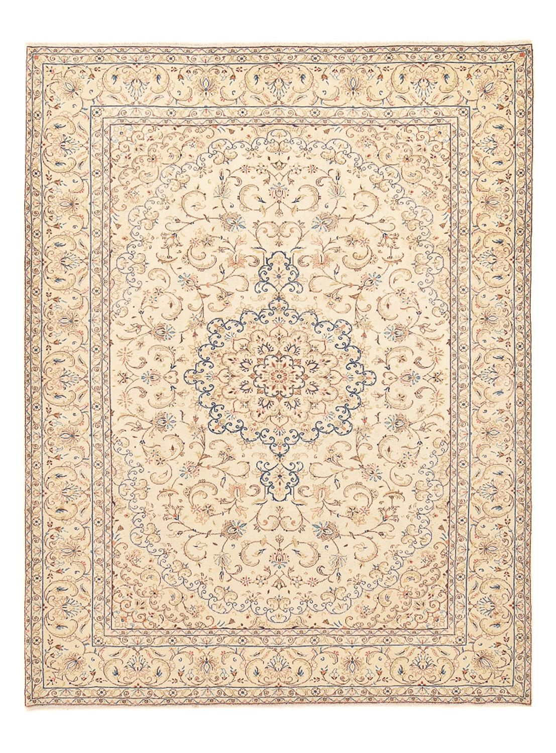 Perser Rug - Keshan - 335 x 250 cm - light beige