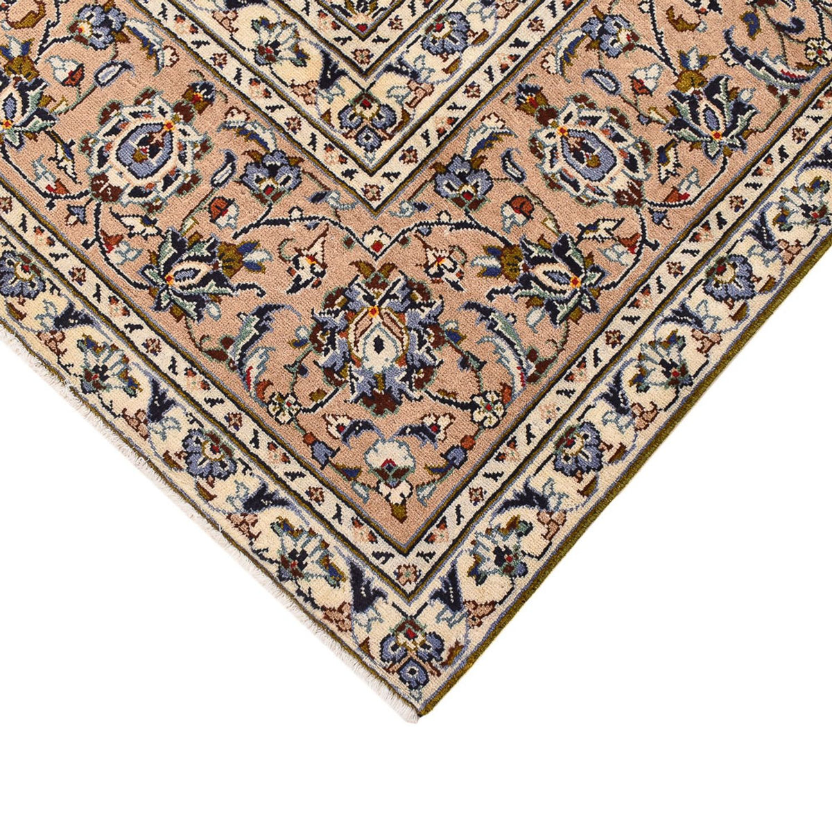 Perser Rug - Keshan - 349 x 241 cm - light beige