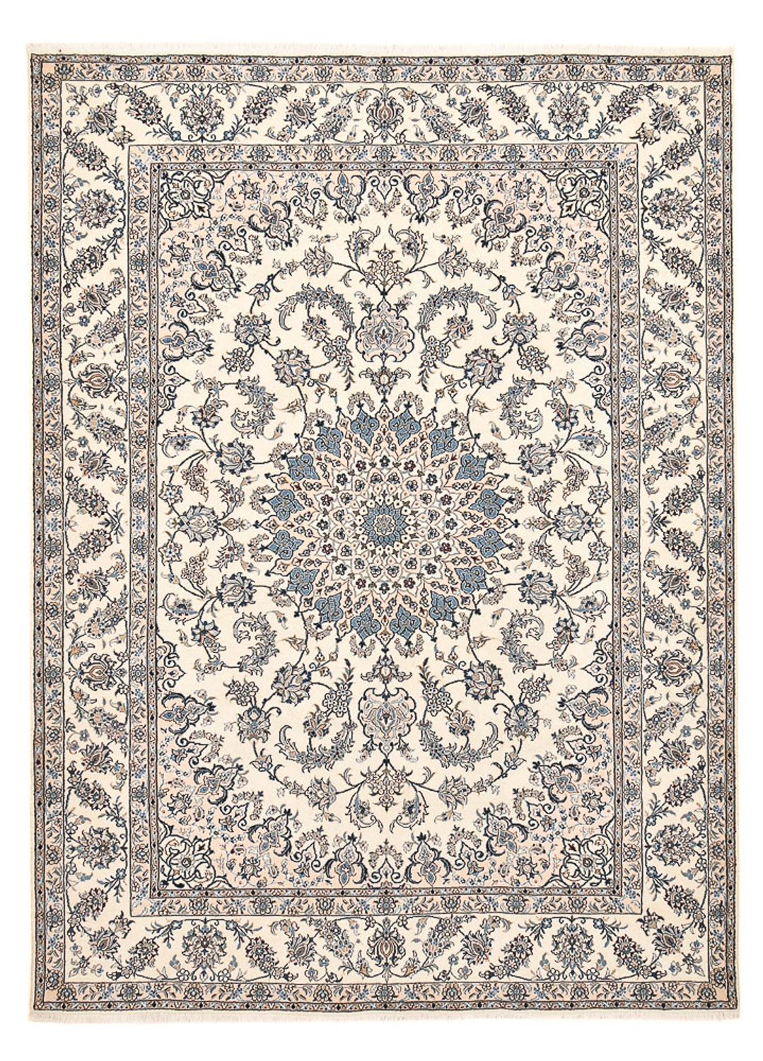 Perser Rug - Nain - 342 x 243 cm - light beige