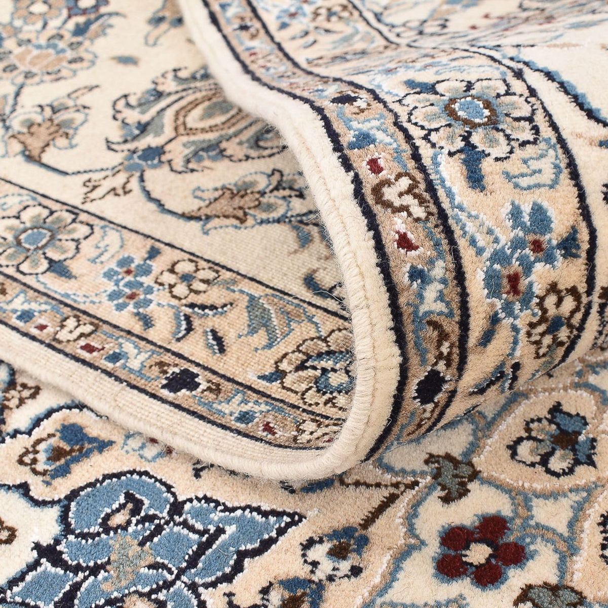 Perser Rug - Nain - 343 x 244 cm - light beige