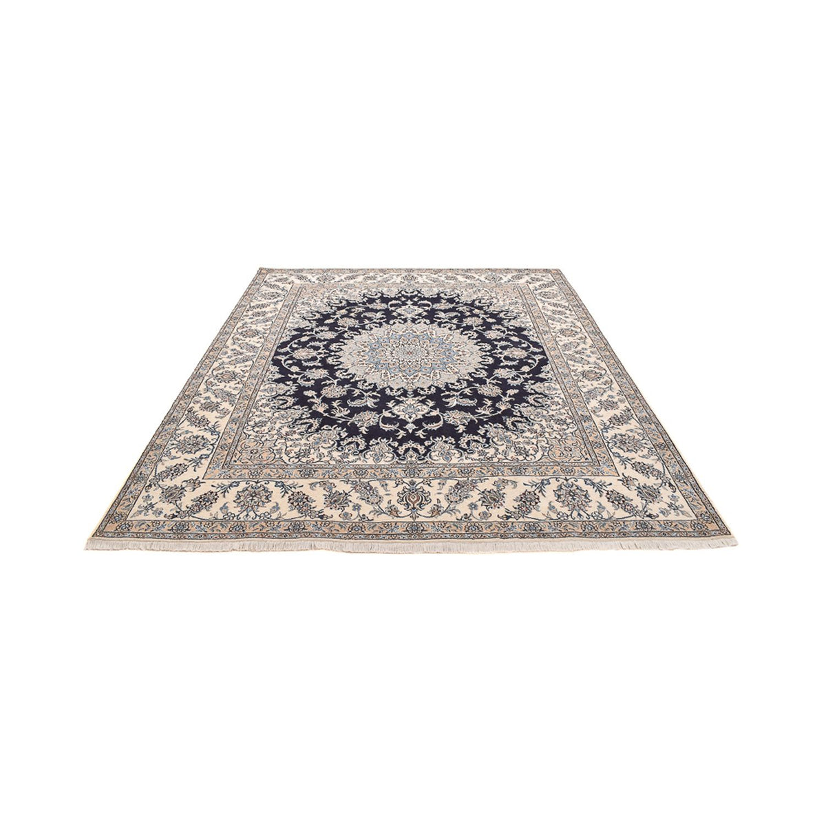 Perser Rug - Nain - 292 x 243 cm - dark blue